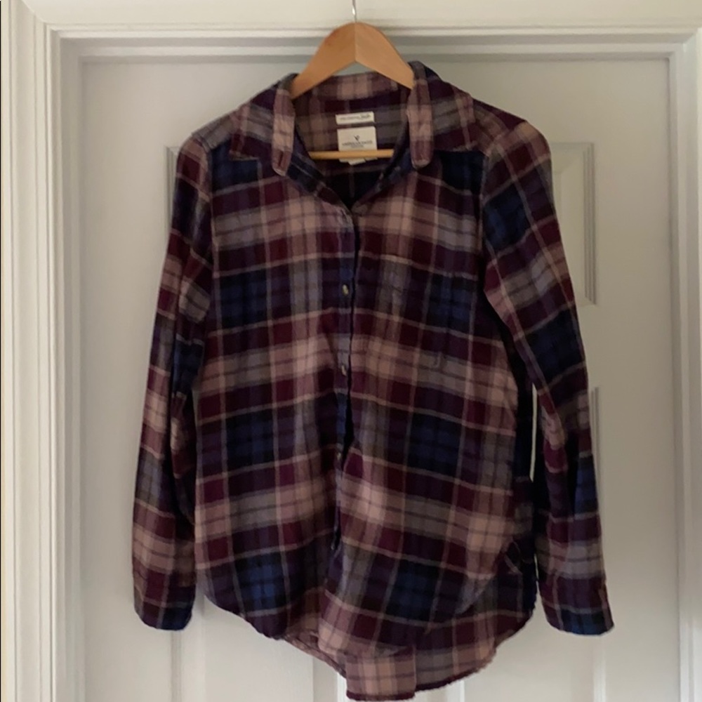 American Eagle Outfitters BF Fit Plaid